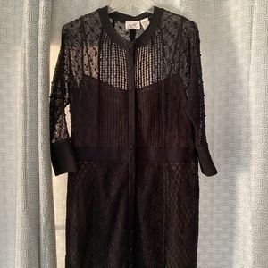 Tequila Byron Lars black dress (Anthropology)